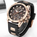 Mega Chollos Reloj Mini Focus Impermeable Negro & Oro ¡AL 50%!