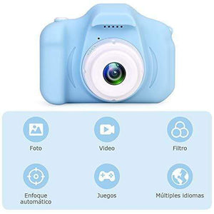 Mega Chollos AZUL Camara de fotos infantil