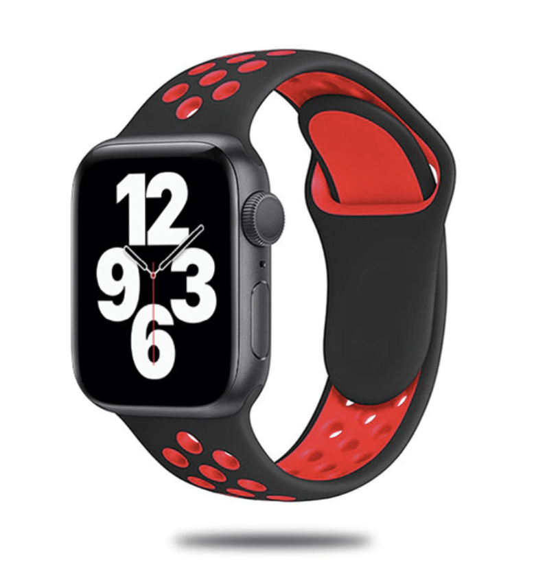 Mega Chollos Negro-Rojo Correa Silicona Deportiva para xWatch Pro™ 6