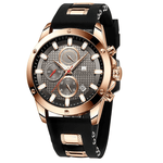 Mega Chollos Reloj Mini Focus Impermeable Negro & Oro ¡AL 50%!