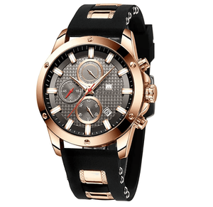 Mega Chollos Reloj Mini Focus Impermeable Negro & Oro ¡AL 50%!