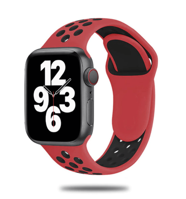 Mega Chollos Rojo-Negro Correa Silicona Deportiva para xWatch Pro™ 6