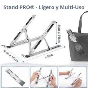 Mega Chollos Soporte Acero Inoxidable para Portátil Stand Pro®